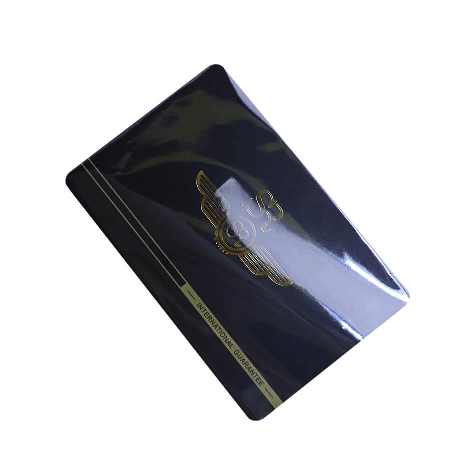 Членские билеты офсетной печати финиша ПВК штейновые с золотой фольгой