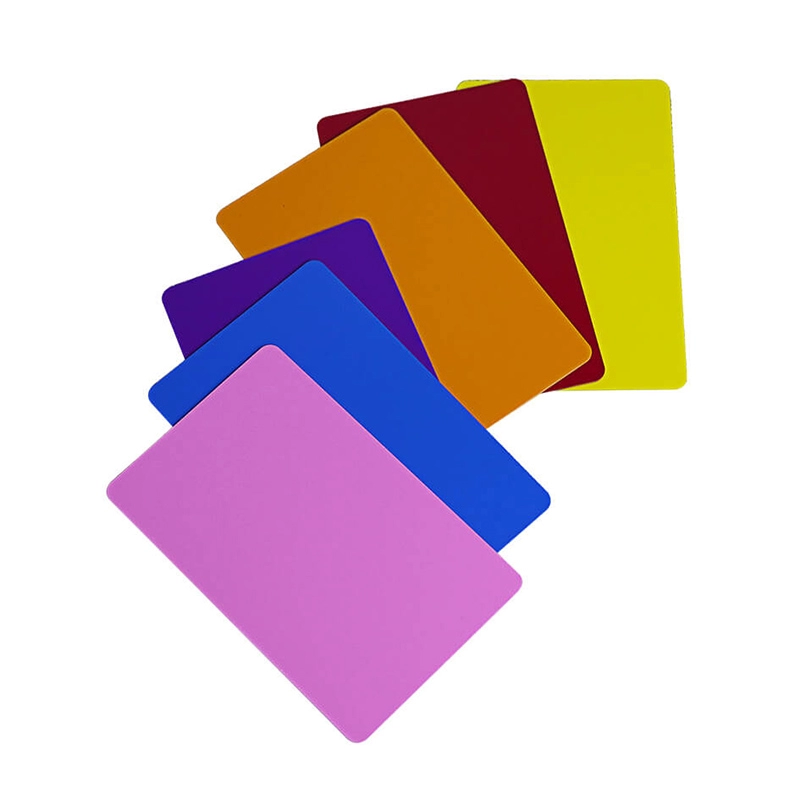 Пластиковые цветные пустые карты CR80 из ПВХ