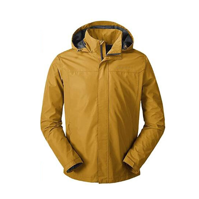 Мужская непромокаемая куртка от дождя с капюшоном, легкое упаковываемое дождевик для путешествий, походов, треккинга