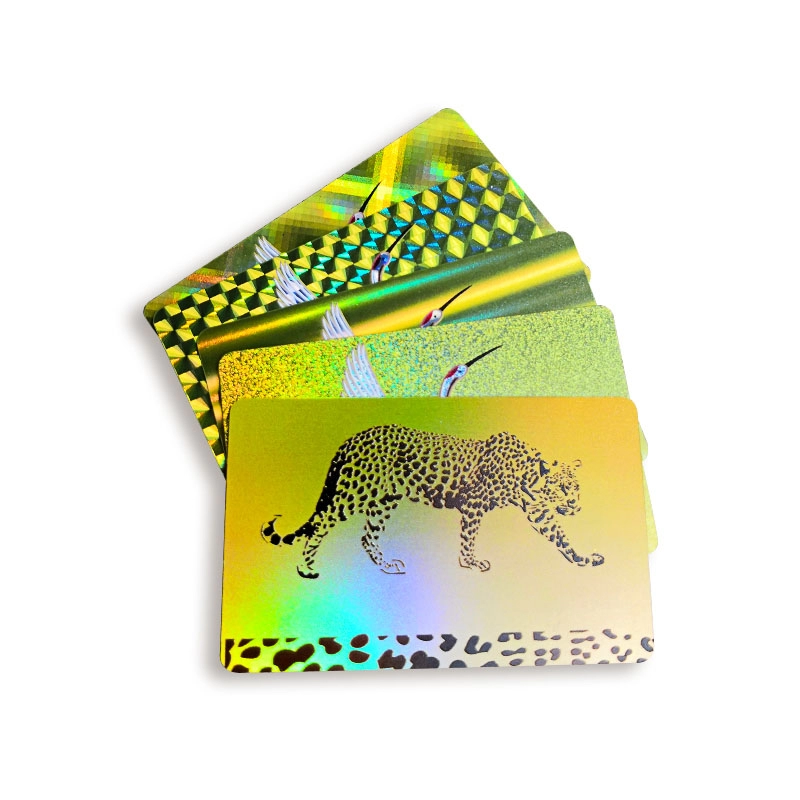 Визитная карточка RFID пластмассы PVC радуги голограммы для гостиницы