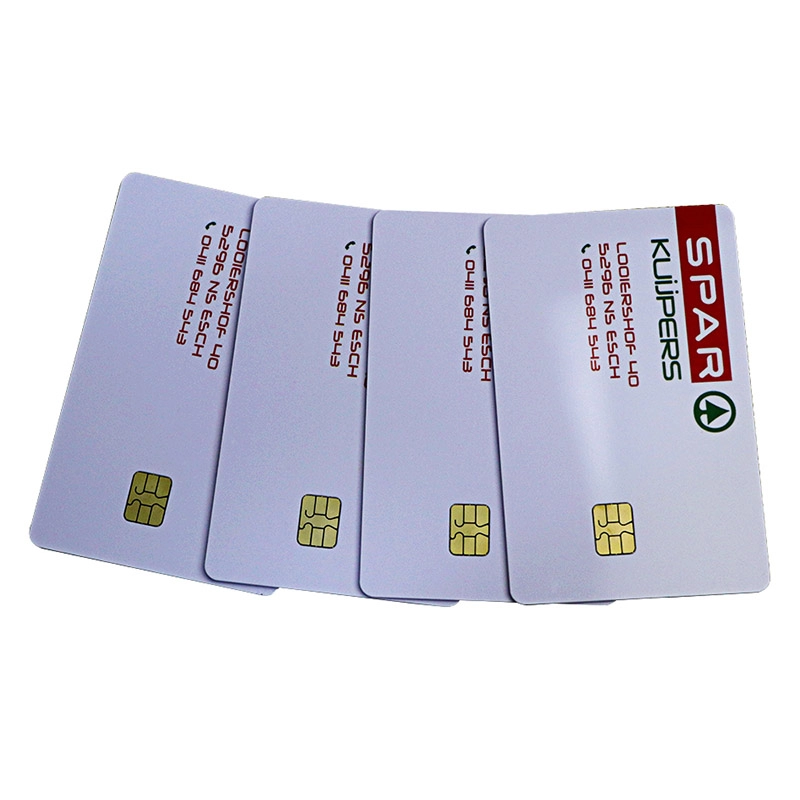 Индивидуальные контактные карты IC ISO7816 AT24c16 со штрих-кодом