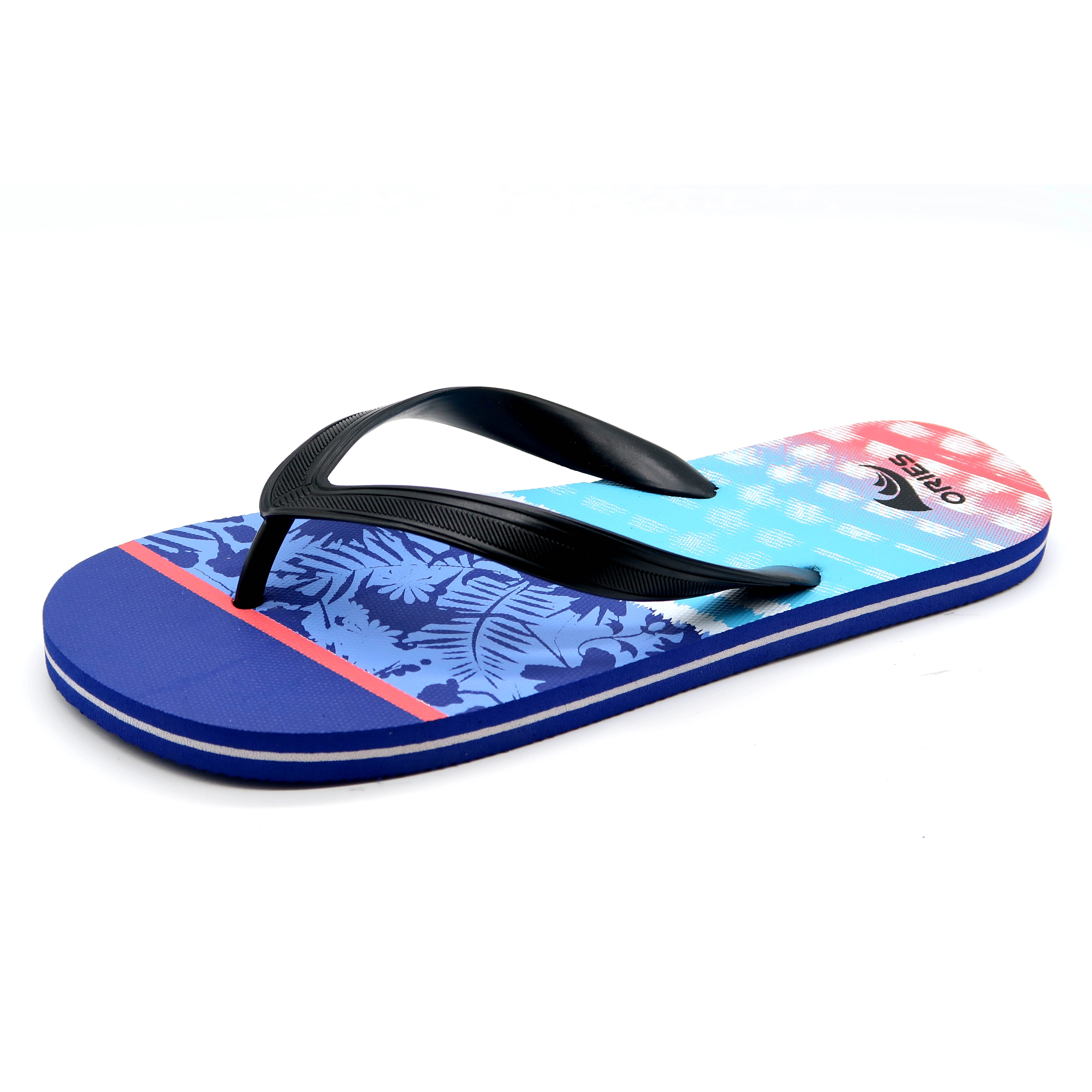 Высокое качество с простым графическим PE Material Sandals Mens Flip Flops