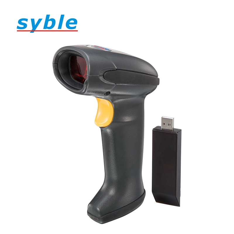 Syble высокочувствительный сканирующий пистолет для сканирования штрих-кодов с беспроводным приемником