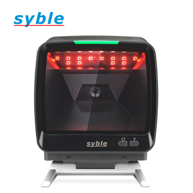 Высокопроизводительный настольный 2D-сканер штрих-кода Syble с большой платформой визуализации Angel View