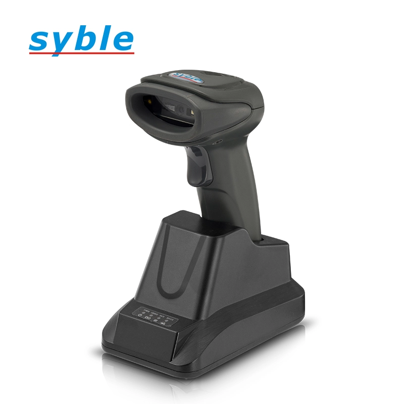 Новый сканер 2.4G 2D Беспроводной сканер штрих-кода Автоматический считыватель Qr-кода Bluetooth с базовым сканером