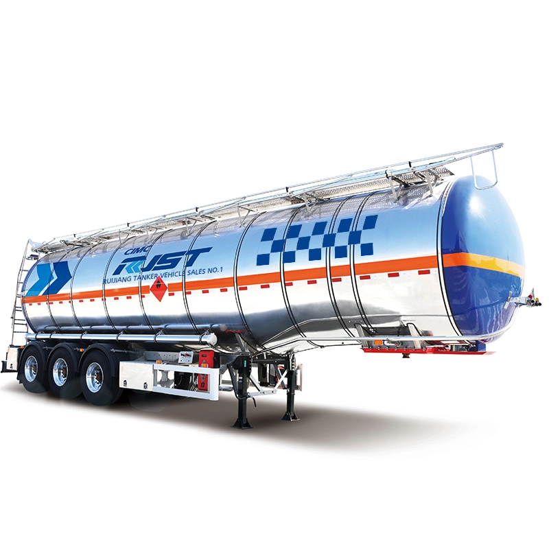 Полуприцеп для теплоизоляционного резервуара из нержавеющей стали (европейская технология) - CIMC RJST Liquid truck