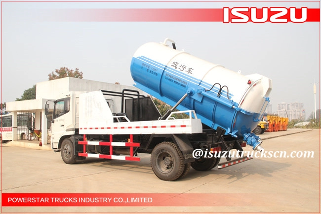 14 000 литров Уганда FVR FVZ Isuzu Установленный на грузовике вакуумный всасывающий грузовик
