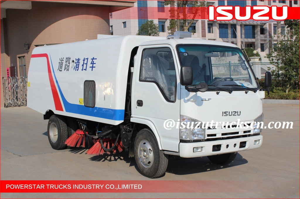 Совершенно новый ISUZU NKR 3cbm-5cbm Isuzu Road Sweeping Vehicle