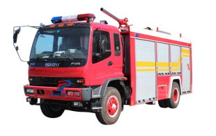 Пенная пожарная машина Isuzu на экспорт