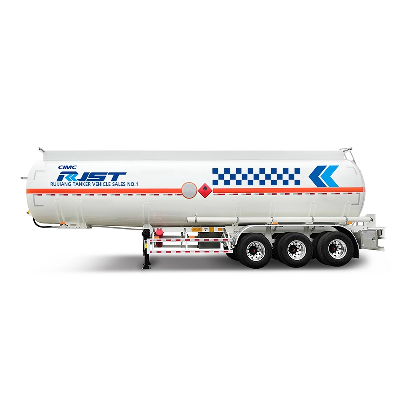 Полуприцеп-цистерна для жидкости с голым баком из нержавеющей стали - CIMC RJST Liquid truck