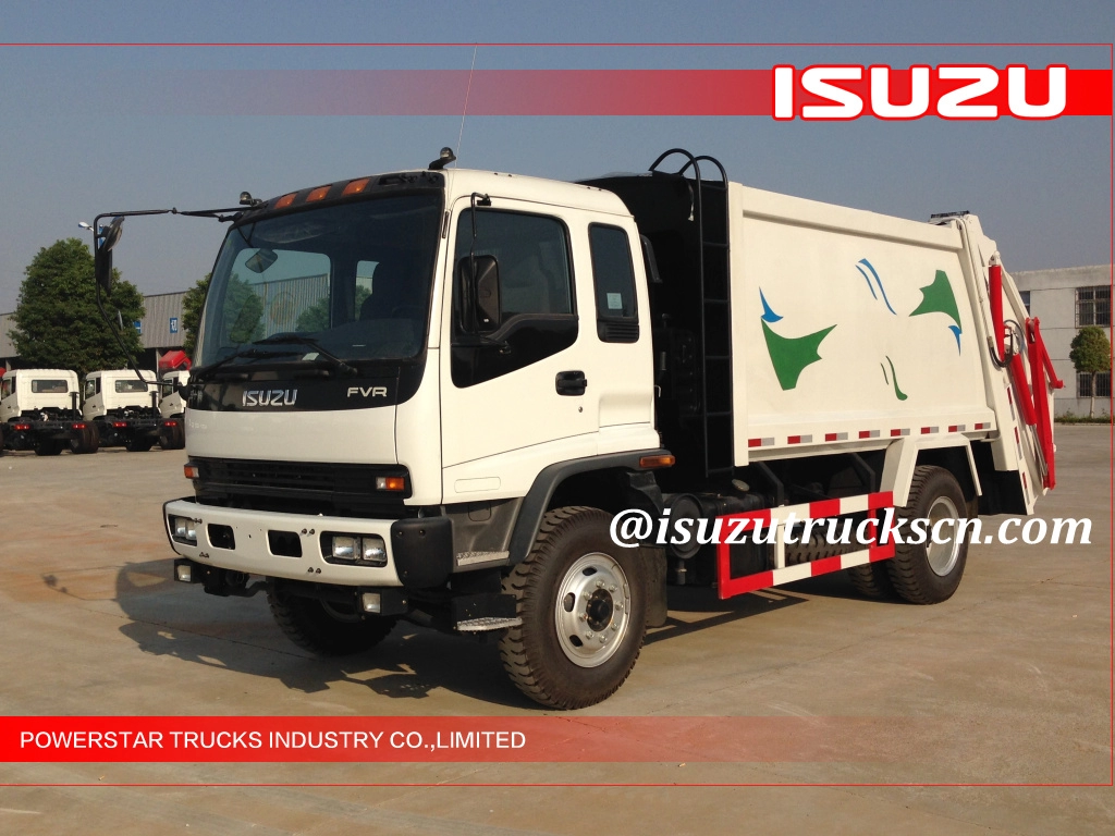 Ливия изготовленные на заказ 12Cubic FVR японские автомобили Isuzu для уборки мусора
