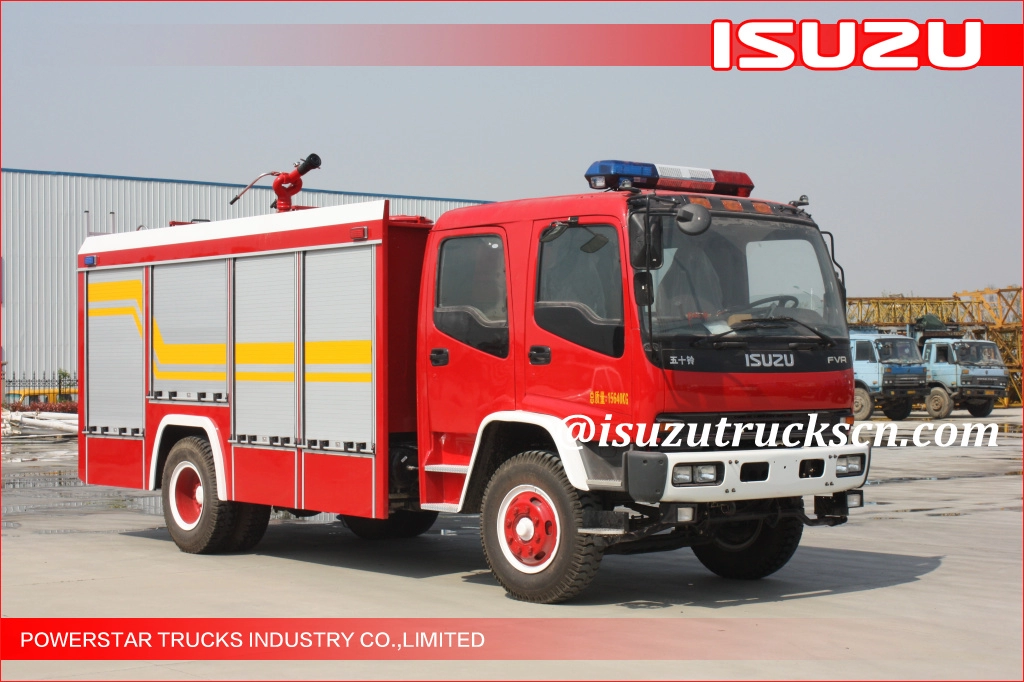 4x2 6000L Нигерия цена Водяная пена Японский Isuzu FVR Пожарный автомобиль для продажи