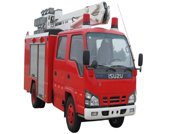 Двойная кабина Isuzu освещения пожарной машины с системой освещения