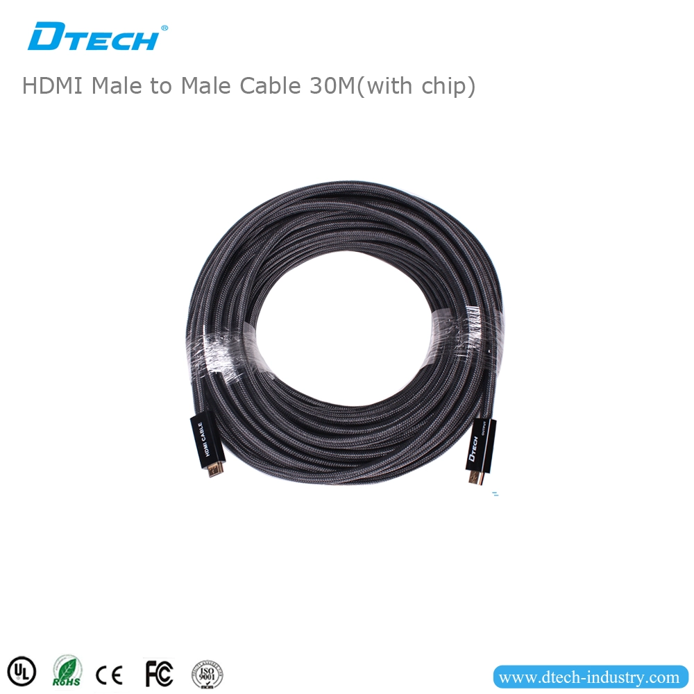 DTECH DT-6630C 30M hdmi кабель с чипом
