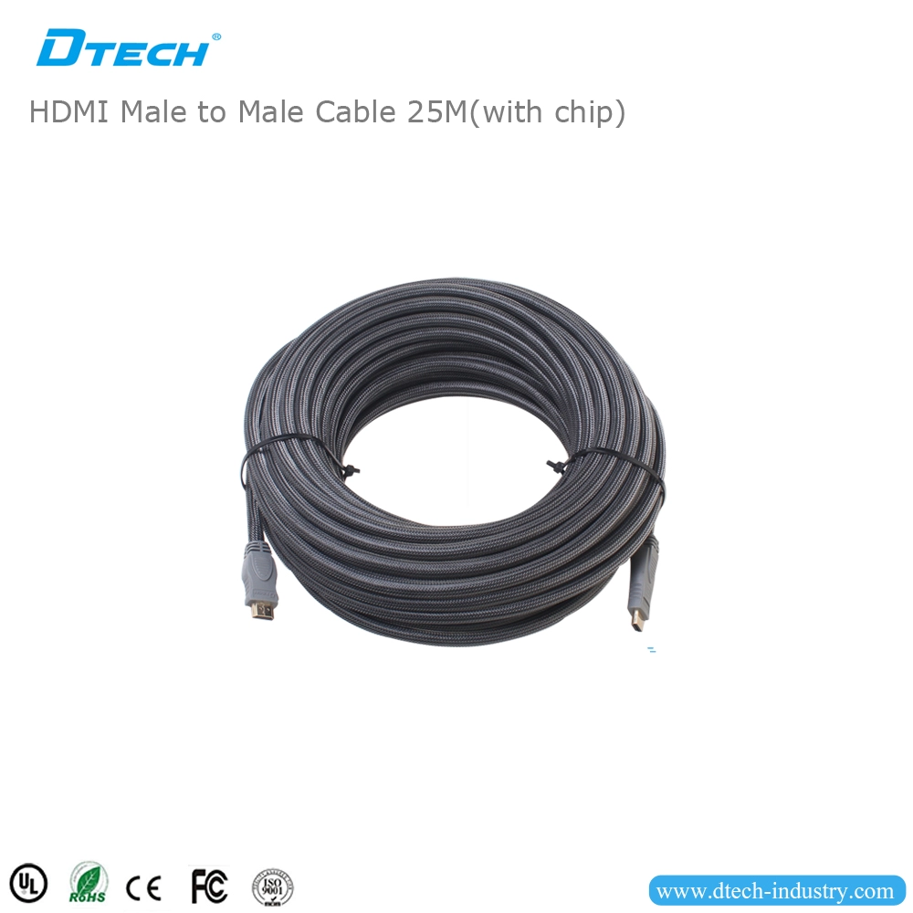 DTECH DT-6625C 25M кабель hdmi с чипом
