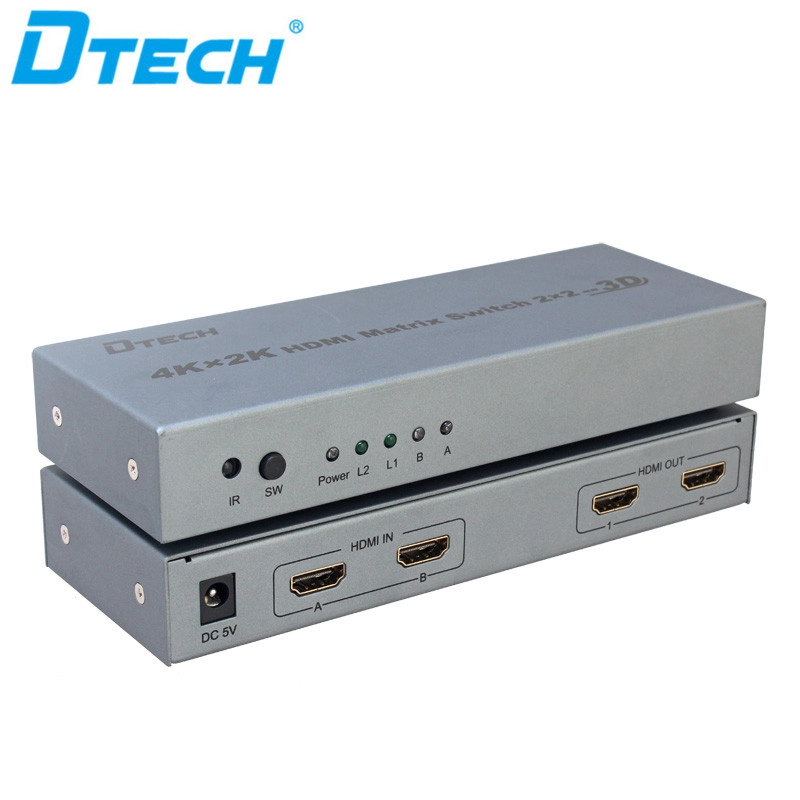 DTECH DT-7422 4K HDMI МАТРИЦА 2 НА 2