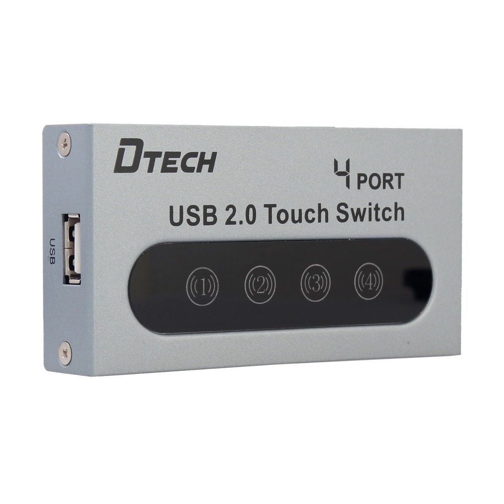 DTECH DT-8341 USB-переключатель печати с ручным управлением, 4 порта