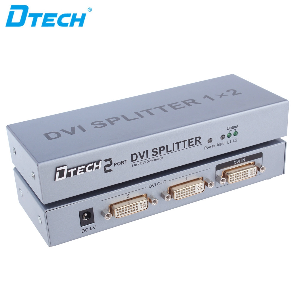 DTECH DT-7023 Разветвитель DVI с 1 на 2