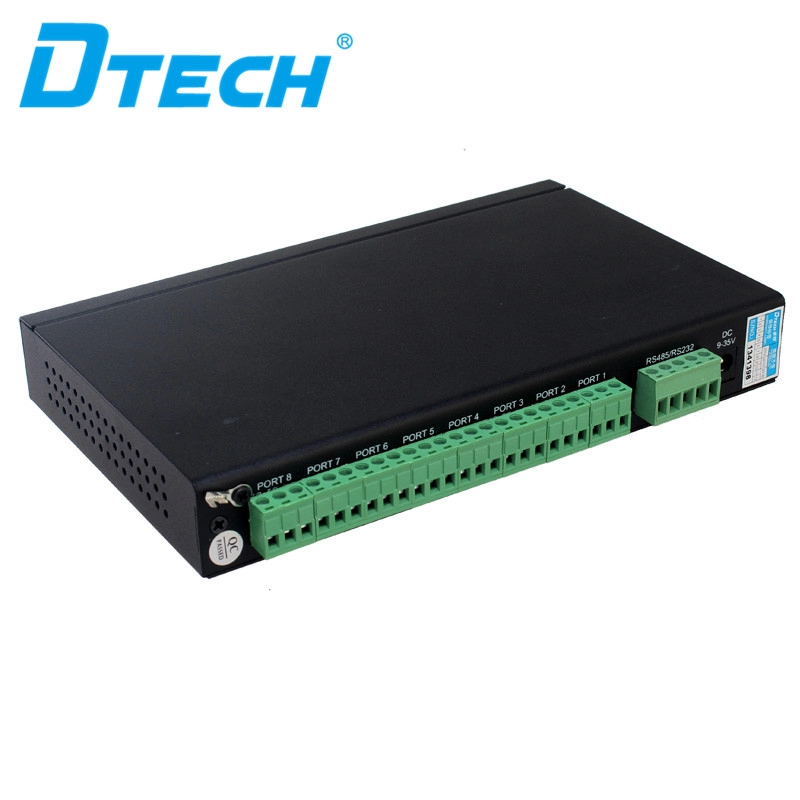 DTECH DT-9028I Промышленный 8-портовый концентратор RS485