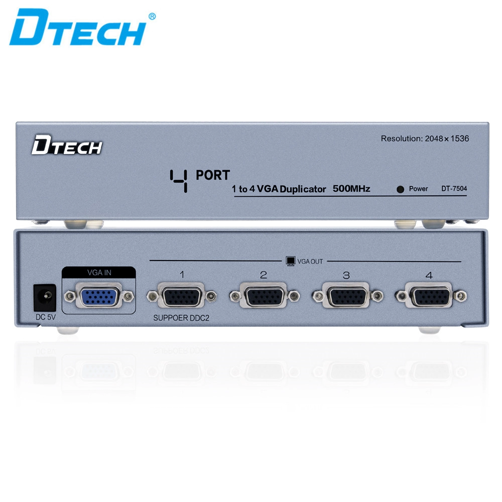 DT-7504 РАЗВЕТВИТЕЛЬ VGA ОТ 1 ДО 4 500 МГц