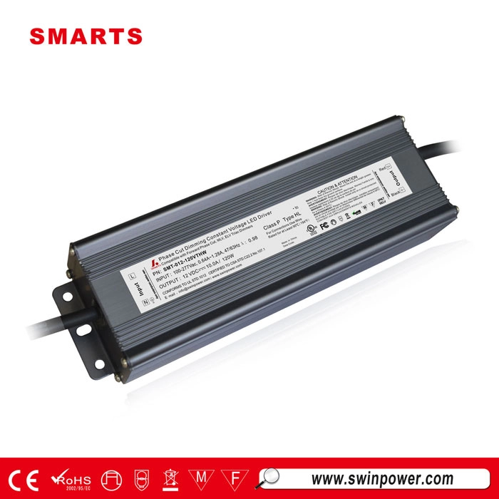 Источник питания SMARTS 277 В переменного тока, 12 В постоянного тока, симисторный светодиодный драйвер с регулируемой яркостью, 120 Вт с ULROHS