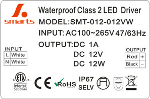 10 Вт 12 Вт светодиодный драйвер IP67 мини светодиодный электронный драйвер