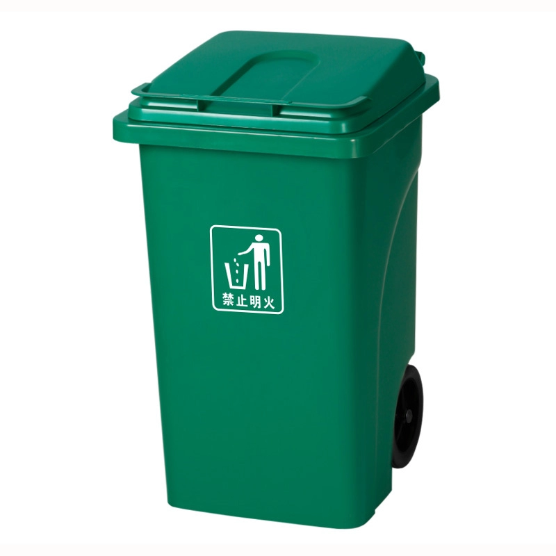 100-литровые пластиковые мусорные баки для улицы