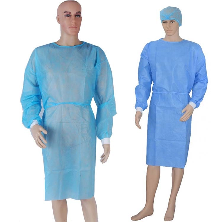 Одноразовые изолирующие халаты для медицинского и защитного использования