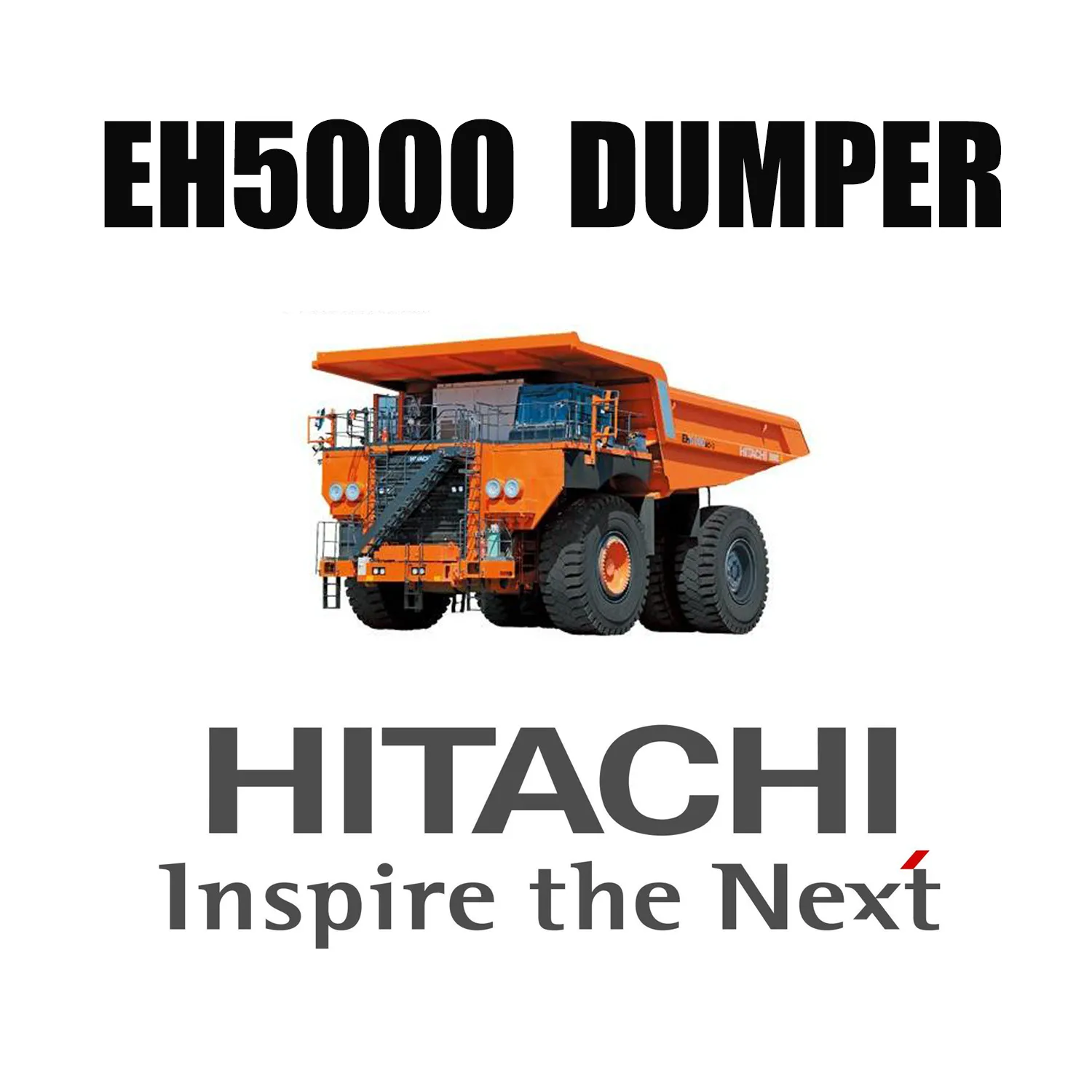 Стойкие к порезам шины OTR Compound 53/80R63 Giant Mining, установленные на HITACHI EH5000