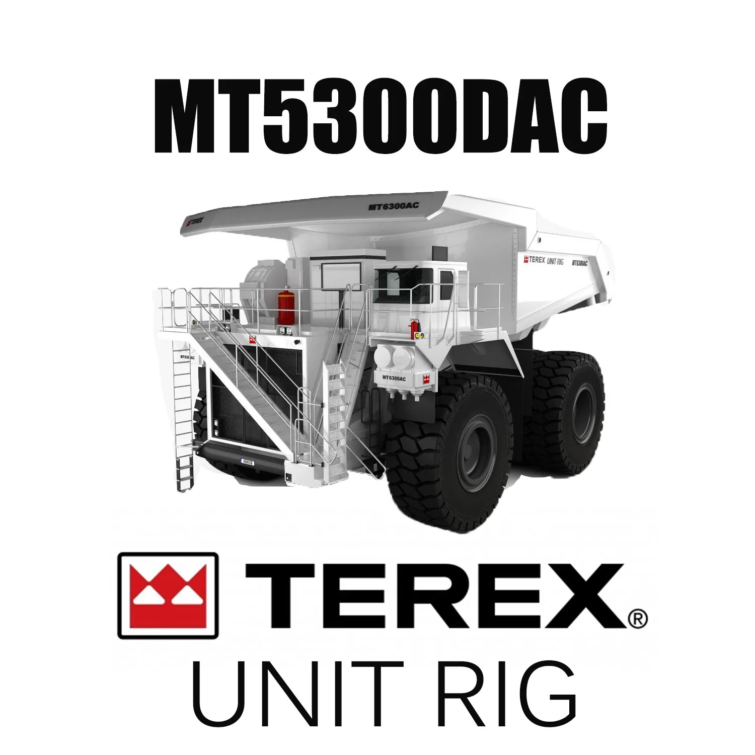 Гигантские 63-дюймовые шины OTR для землеройных машин 53/80R63 для горнодобывающего оборудования UNIT RIG MT5300DAC