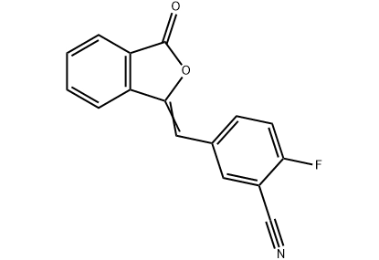 2-Фтор-5-[(3-оксо-1(3H)-изобензофуранилиден)метил]бензонитрил