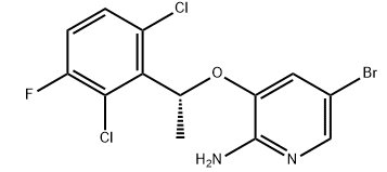 (R)-5-бром-3-(1-(2,6-дихлор-3-фторфенил)этокси)пиридин-2-амин