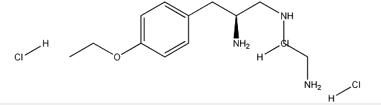 (S)-N1-(2-аминоэтил)-3-(4-этоксифенил)пропан-1,2-диамин.3HCl