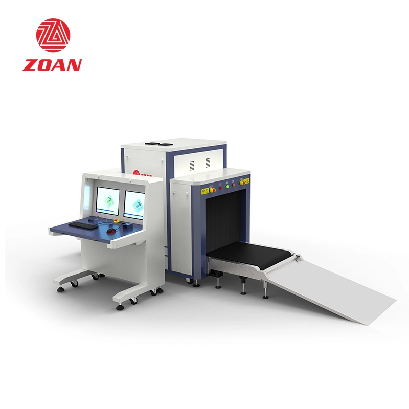 Цветной рентгеновский сканер ZA8065 для багажа в аэропорту