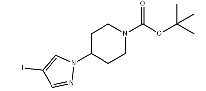 1-Пиперидинкарбоновая кислота, 4-(4-йод-1H-пиразол-1-ил)-, 1,1-диметилэтиловый эфир