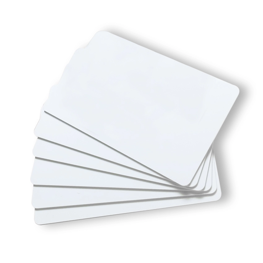Белая 13,56 МГц пустая пластиковая смарт-карта cr80 PVC RFID