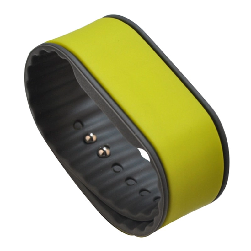 Двухцветный силиконовый браслет RFID для фитнес-клуба