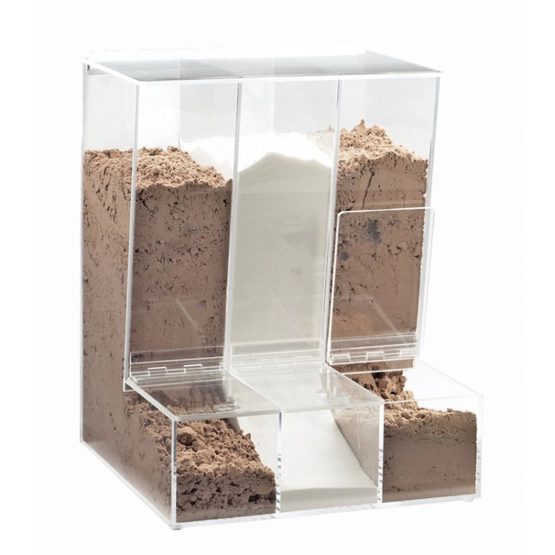 Ящик для хранения конфет из плексигласа и акриловых ящиков для сыпучих продуктов