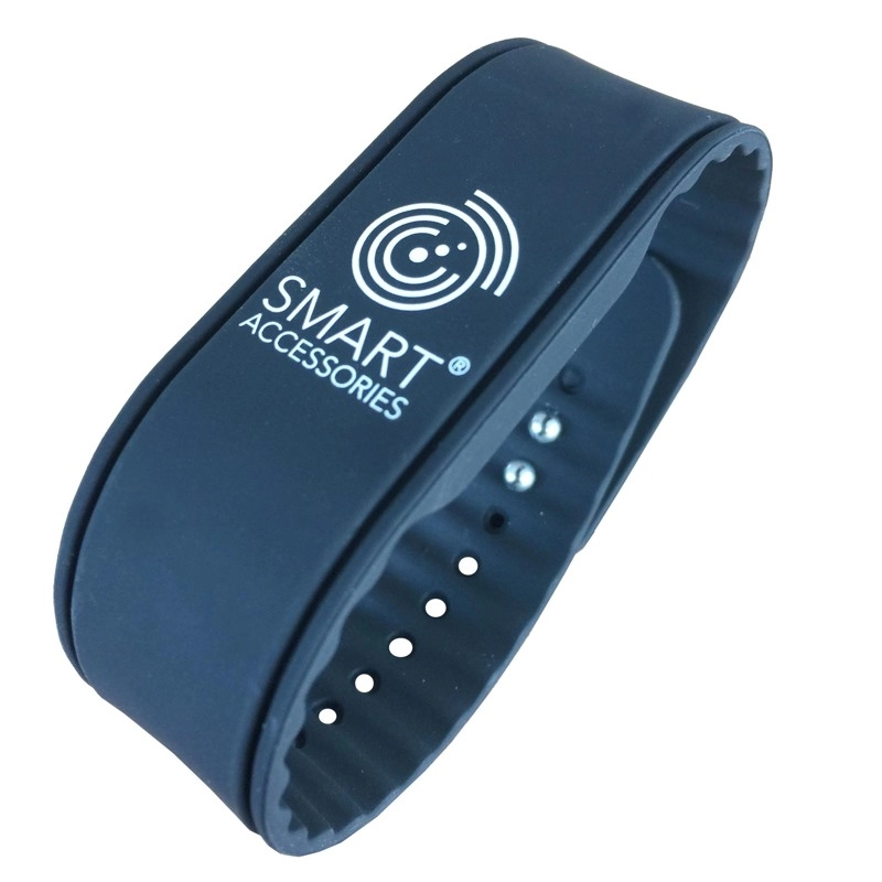 Двухцветный силиконовый браслет RFID для фитнес-клуба