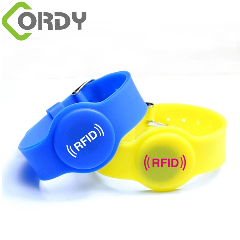 13,56 МГц HF силиконовый RFID-браслет RFID-браслет для бассейнов