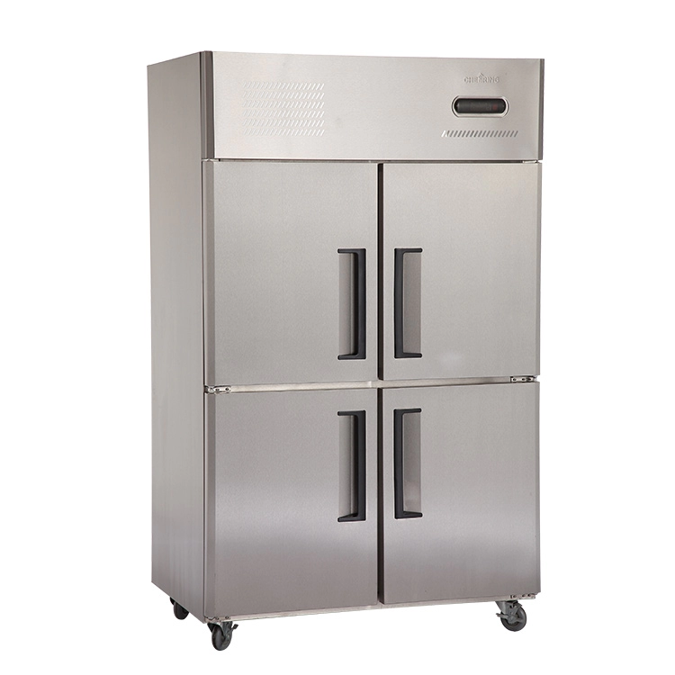 1.0LG 4-дверный коммерческий холодильник с морозильной камерой для ресторана