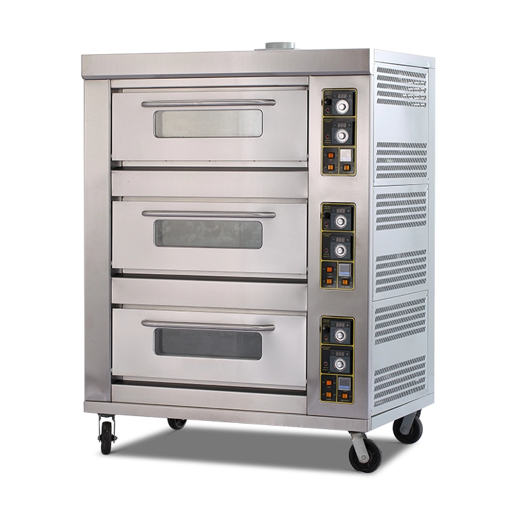 Коммерческое многофункциональное кухонное оборудование духовки для пиццы с 9 подносами Fo3 Decks