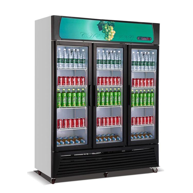 Холодильное оборудование для супермаркетов, дисплей, холодильник для напитков, стеклянная дверь, морозильная камера и холодильник