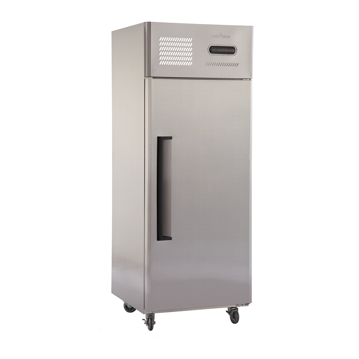 Коммерческий холодильник с морозильной камерой из нержавеющей стали с одной дверью в вертикальном положении