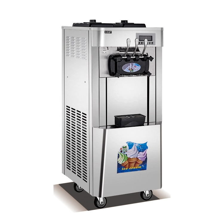 Коммерческая напольная машина для мороженого с тремя вкусами для продажи