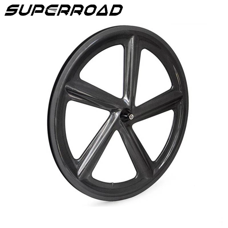 Углеродные колеса для триатлона Superroad Five Spokes Велосипедные диски Велосипедные колеса