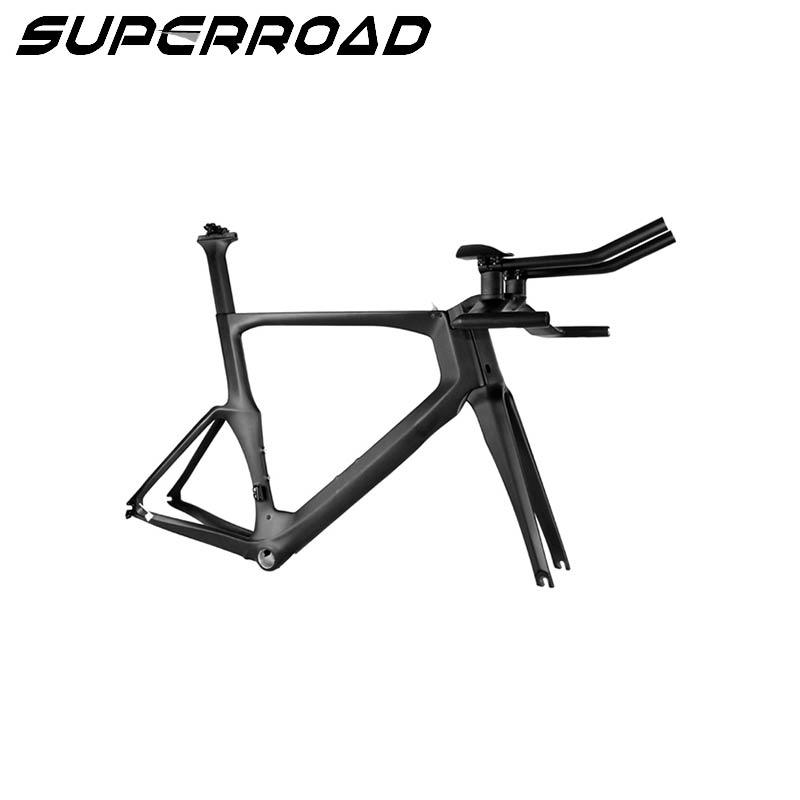 Новая карбоновая рама для гонок на время Superroad Bicycle Race Полностью карбоновые рамы TT