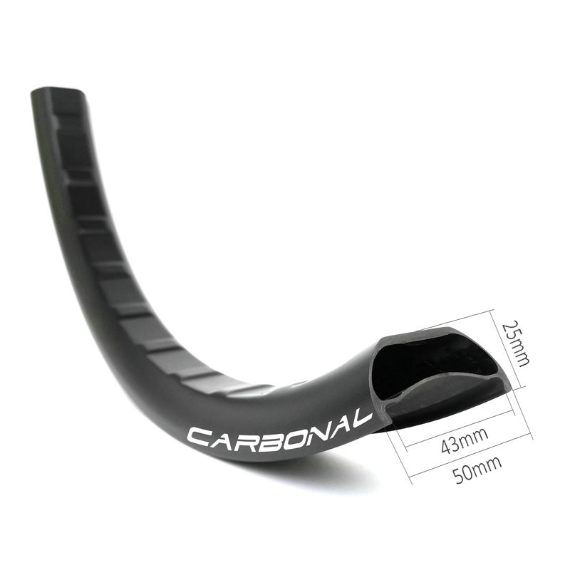 Обод Carbon 27.5 plus шириной 50 мм и глубиной 25 мм, без крючка, без трубки, готов