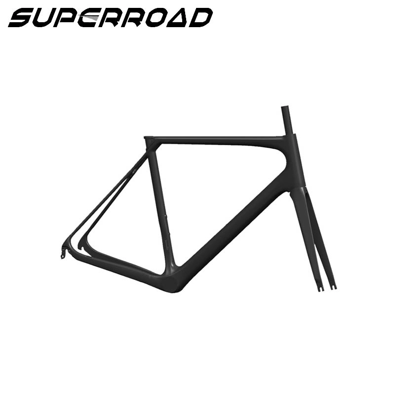 Изготовленная на заказ рама шоссейного велосипеда Superroad 700C для продажи Велосипедная гоночная карбоновая рама Toray800