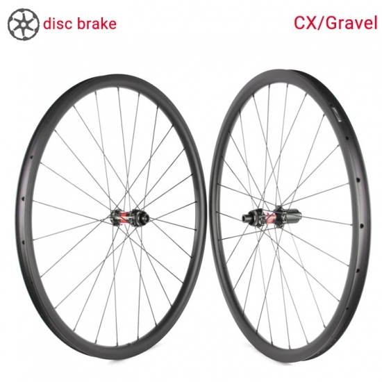 Колесо LightCarbon Cyclocross с карбоновым дисковым тормозом Карбоновое колесо для гравия